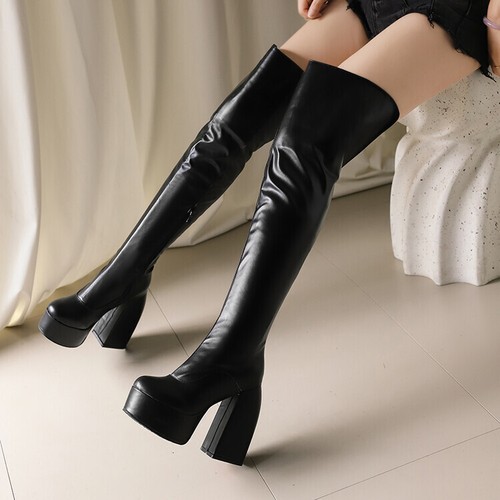 Stivali donna punk tacco - , a