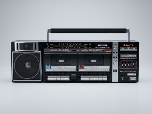 Radio mangianastri boombox - radio,