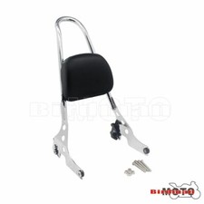 Schienale cromato staccabile Sissy Bar portapacchi per Harley Sportster 883 1200