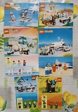 6 libretti di istruzioni costruzioni Lego system e Legoland anni 90. Complete