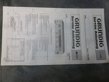 Manuale di servizio Grundig