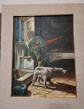 OLIO SU TELA FIRMATO R. LANSI