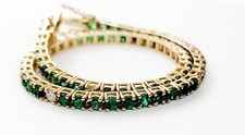 Bracciale tennis oro - ,