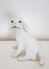 Cane ceramica bianco - cane,