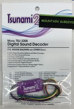 Nuovo decoder Soundtraxx 885008 Baldwin GTEL Genset Goose Tsunami2 TSU-2200 DCC 
