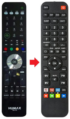 Telecomando adatto per humax - telecomando,