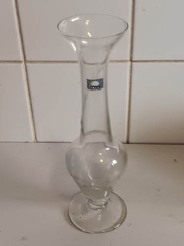 Vaso vintage rayware vetro - vintage,