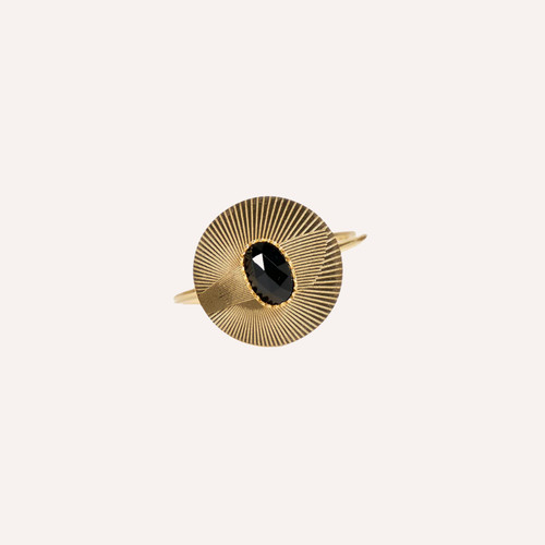 Anello donna dorato con - , pietra