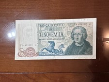 BANCONOTA LIRE 5000 COLOMBO II