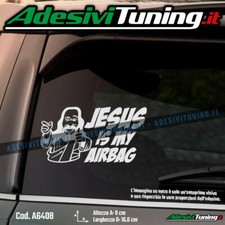 Adesivo JESUS is my Airbag - Sticker Decal