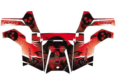 Racing vinyl wrap quad - vinyl, polaris