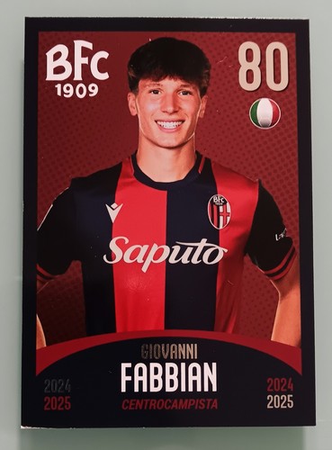 Fabbian card bologna - fc, 1909