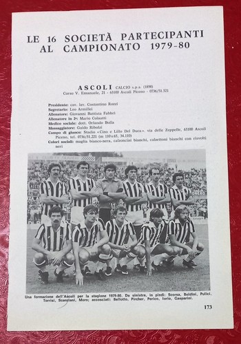 Ascoli calcio pagina - pagina, da
