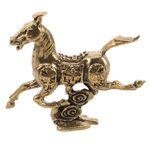 Brass horse statue scultura - brass, di