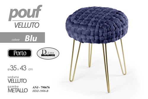 Pouf poggiapiedi moderno - poggiapiedi,