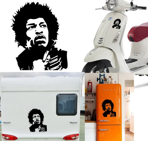 Jimi hendrix adesivo in - jimi,