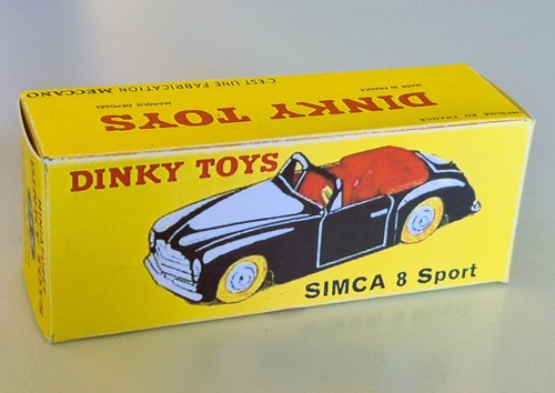 Boite vide repro dinky toys - boite,