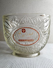 VASO PORTA CARAMELLE DUFOUR  Pubblicitario in VETRO - vintage bellissimo 