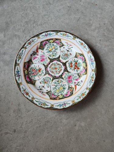 Piatto medaglione rosa - piatto,