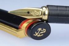 Ferrari Formula by Cartier Stilografica-Black-Cartrige Nib "F" France 1990s