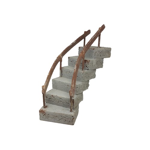 Scala curva con - , passamano