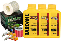 KIT/TAGLIANDO YAMAHA XV 535 VIRAGO BARDAHL XTC 10W40 FILTRO OLIO ARIA CANDELE
