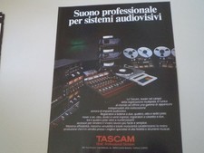 advertising Pubblicità 1987 TASCAM TEAC PROFESSIONAL DIVISION