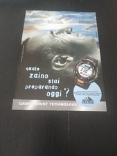 2001 CASIO PROTREK WATCH SPORT PRG 40 PUBBLICITA EPOCA VINTAGE AD