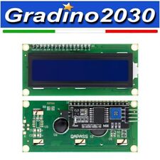 Modulo display LCD1602 I2C 5v schermo Blu con adattatore IIC Llate Arduino