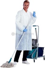 CAMICE MONOUSO DELTAPLUS BLOUSPO POLIPROPILENE LAVORO ALIMENTARE USA E GETTA