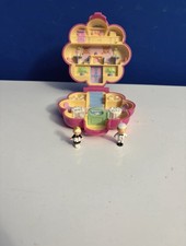 POLLY POCKET COFANETTO FIORE ROSA RISTORANTE FRY’S BLUEBIRD 1990 VINTAGE ANNI 90