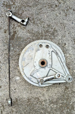 Rear brake plate lever