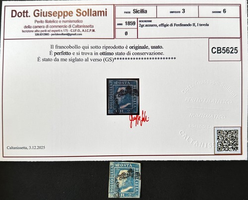 1859 sicilia azzurro - 1859, gr