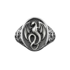 Anello in argento con sigillo