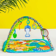 Tappeto Gioco ZIPPY ZOO, Palestrina Neonato con archi, specchio e gioco vibrante