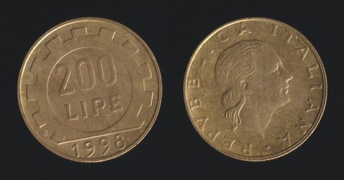200 lire 1998 lavoro italia - lavoro,
