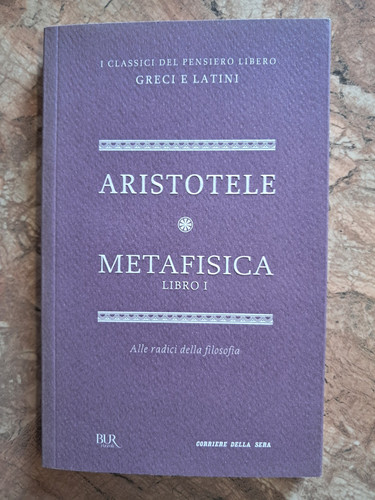 Aristotele metafisica libro - aristotele,