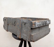 Contenitore industriale officina fabbrica legno Vintage