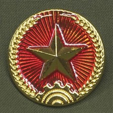 Distintivo testa elmetto sole