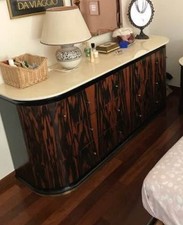 Camera da letto matrimoniale Design FRIGERIO in ebano makasser