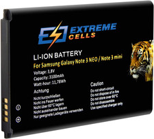 ® Mini Batteria Di Ricambio per Samsung Galaxy Note 3 Neo SM-N7505