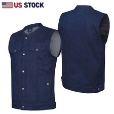 Gilet anarchico stile club blu