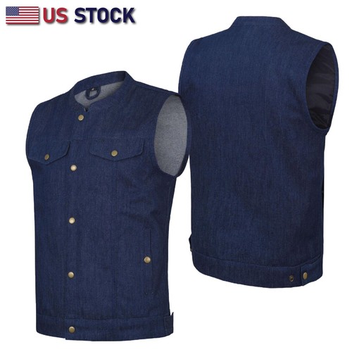 Gilet anarchico stile - club, blu