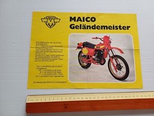 Maico 250 - 350 - 400 - 440 Enduro 1979 depliant originale TEDESCO