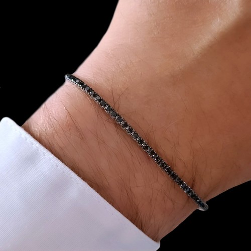 Brcciale tennis uomo diamanti - brcciale,