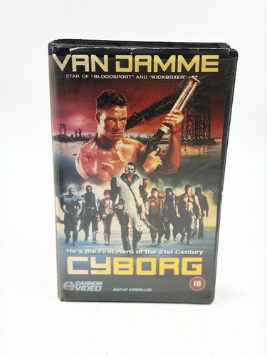 Cyborg vhs rental big - vhs,