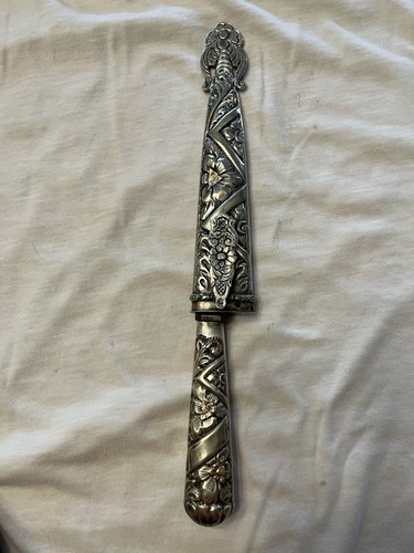 Ornate metal handle - ornate,