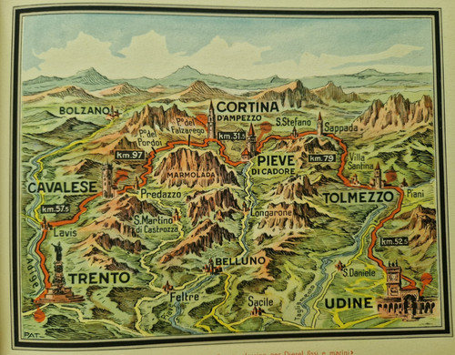Carta geografica vintage - carta,