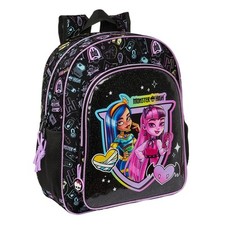  Zaino per Bambini Monster High Nero 32 X 38 X 12 cm