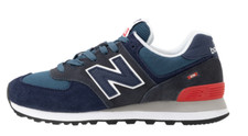 New Balance 574 EAE BLU ROSSO sneakers TAGLIA 42,5 EU